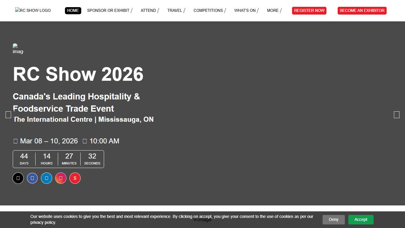 Restaurants Canada Presents: RC Show 2026 - Home