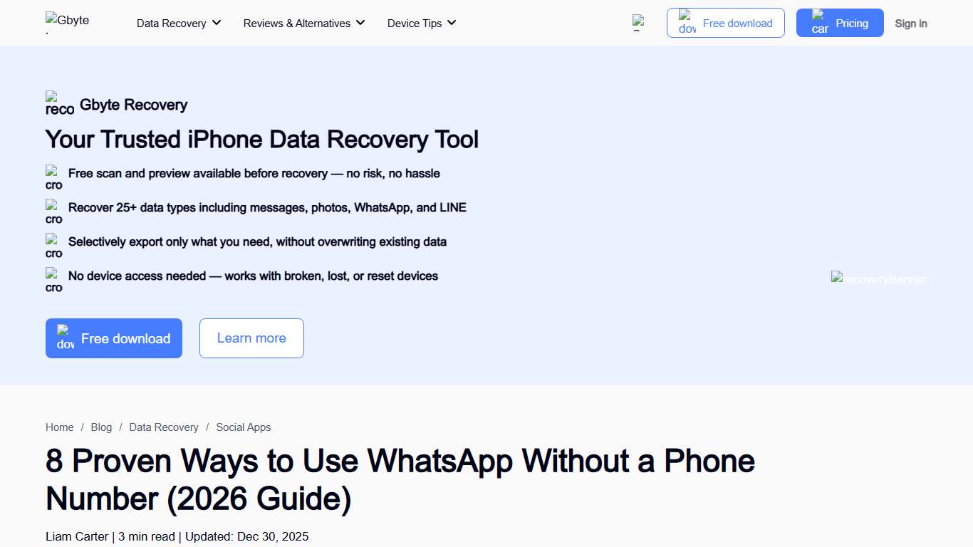 8 Proven Ways to Use WhatsApp Without a Phone Number (2026 Guide)